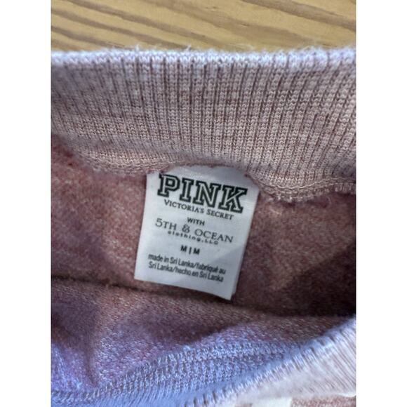 PINK Victoria’s Secret Gig Em Aggies Texas A&M Cropped Crewneck Sweatshirt M - Picture 3 of 6